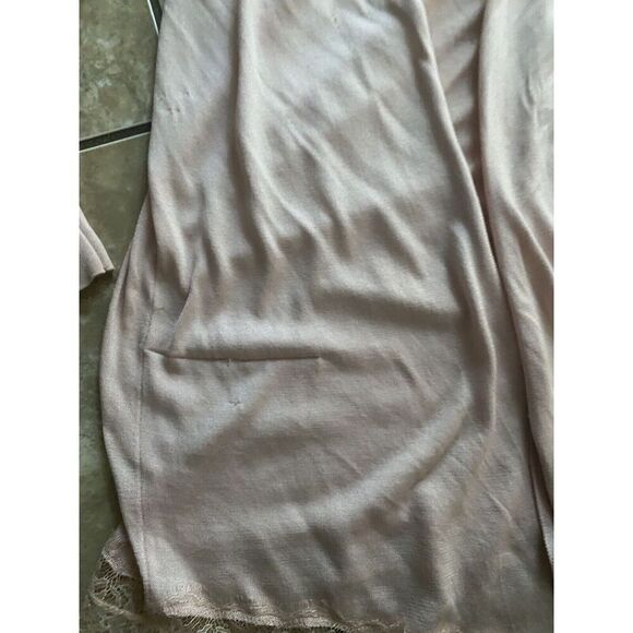 Emilio Pucci L Silk Knit Long Open Cardigan Sweater Light Pink - Picture 5 of 8